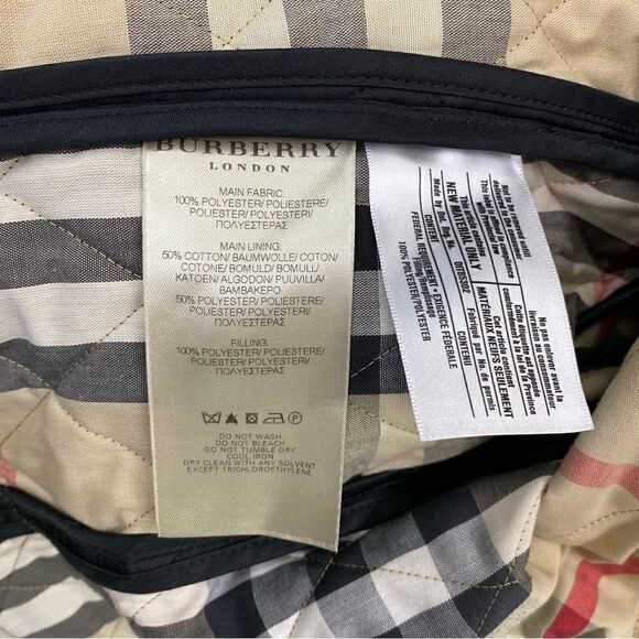 Burberry Britt Women’s Quilted Utility Jacket Black size S - Picture 5 of 9